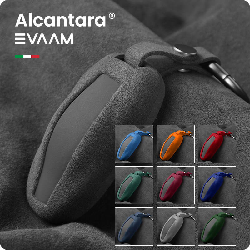 Alcantara Tesla Key Fob Cover For Model 3/Y/S/X (2012-2023)- EVAAM® - EVAAM