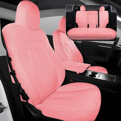 EVAAM® All-Inclusive Leather Full Seat Covers for Tesla 2024+ Model 3 Highland - EVAAM