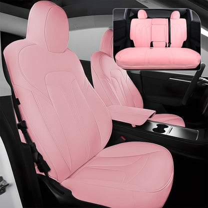 EVAAM® All-Inclusive Leather Full Seat Covers for Tesla 2024+ Model 3 Highland - EVAAM