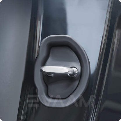 EVAAM® Silicone Door Latch Lock Protector Noise Reduction For Tesla Model 3/Y (4Pcs) [2017-2023] - EVAAM