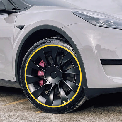 EVAAM® Aluminum Alloy Wheel Rim Protector For Tesla All Models (4 PCS) (2012-2023) - EVAAM