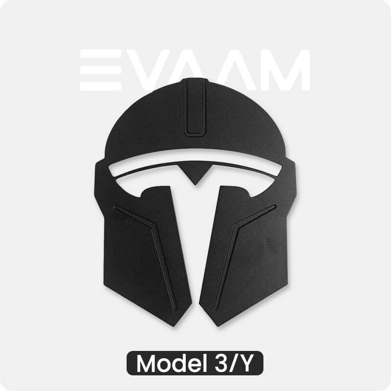 Tesla Mandalorian Logo Decoration Sticker for Model 3/Y - EVAAM
