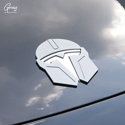 Tesla Mandalorian Logo Decoration Sticker for Model 3/Y - EVAAM