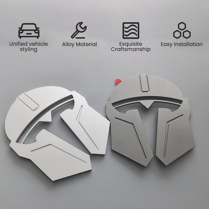 Tesla Mandalorian Logo Decoration Sticker for Model 3/Y - EVAAM