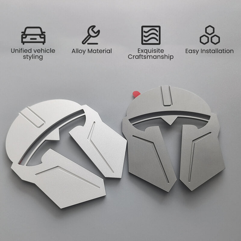 Tesla Mandalorian Logo Decoration Sticker for Model 3/Y - EVAAM