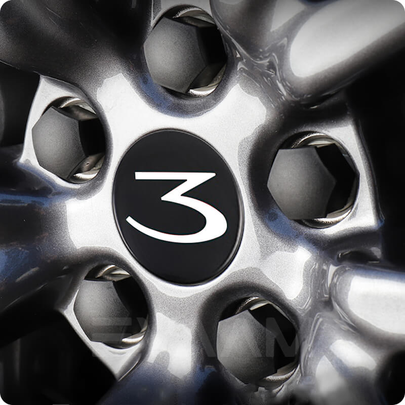 EVAAM® Aero Wheel Center Cap Kit for Tesla Model 3(4Pcs) [2017-2023] - EVAAM