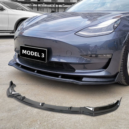 EVAAM® Front Bumper Splitter Lip Protection for Tesla Model 3 (2017-2019) - EVAAM