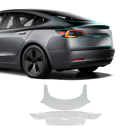 TPU Pre-Cut Invisible Full Car Paint Protection Film (PPF) for Tesla Model 3 (2020-2023)