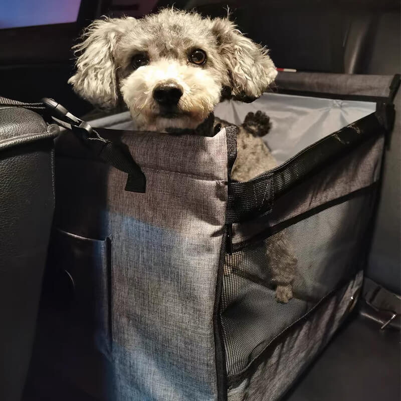 EVAAM® Dog Car Seat Portable Travel Bags for Small and Medium dogs - EVAAM