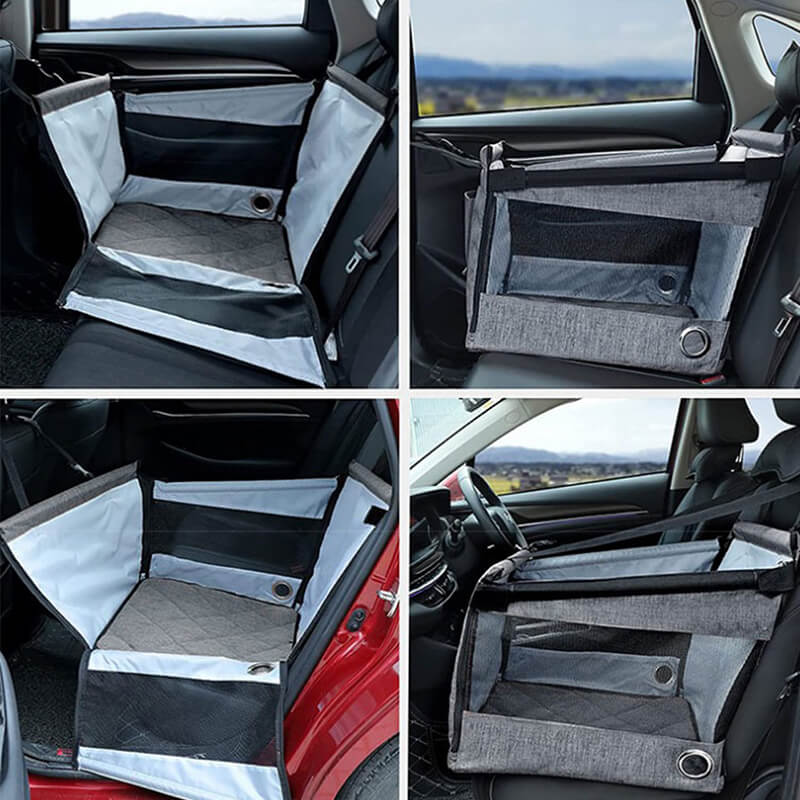 EVAAM® Dog Car Seat Portable Travel Bags for Small and Medium dogs - EVAAM