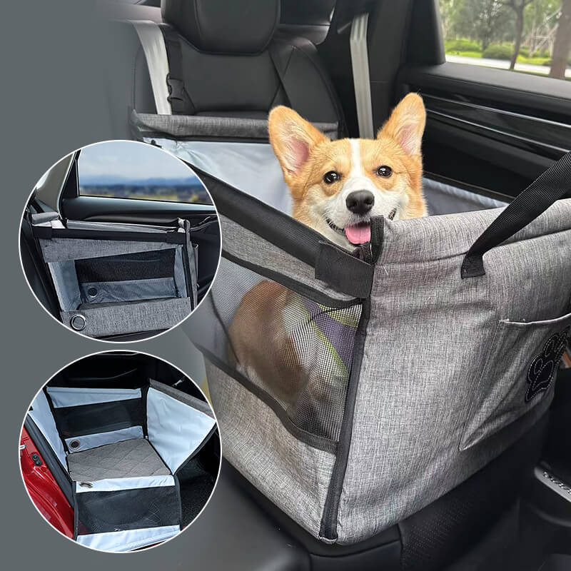 EVAAM® Dog Car Seat Portable Travel Bags for Small and Medium dogs - EVAAM