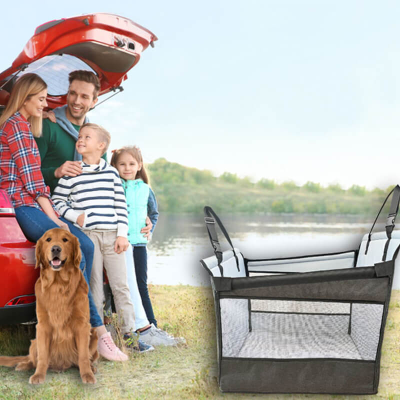 EVAAM® Dog Car Seat Portable Travel Bags for Small and Medium dogs - EVAAM