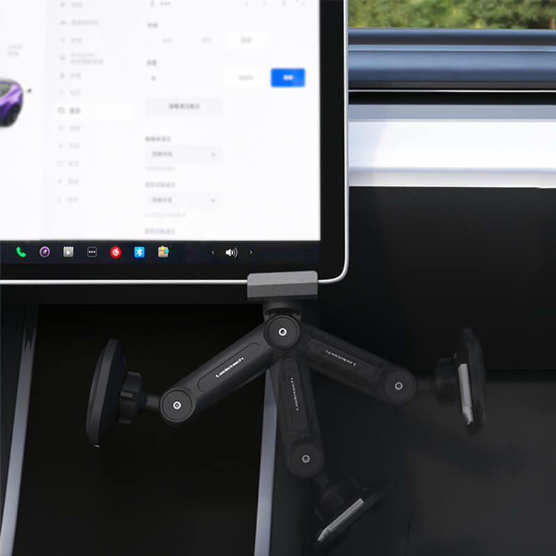 EVAAM ® 360° Adjustable Wireless MagSafe Charger Tesla Phone Mount Holder for Model 3/Y (2017-2023) - EVAAM