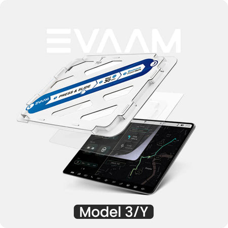 EVAAM® Tesla Anti-Glare-Armaturenbrett-Abdeckmatte für Modell 3/Y  (2017–2023)