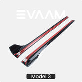 EVAAM® Side Skirts Diffusers for Model 3 Accessories - EVAAM