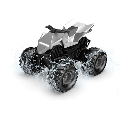 4WD Amphibious RC Stunt Car: Water Bullet Launcher, Mist Spray & LED Lights