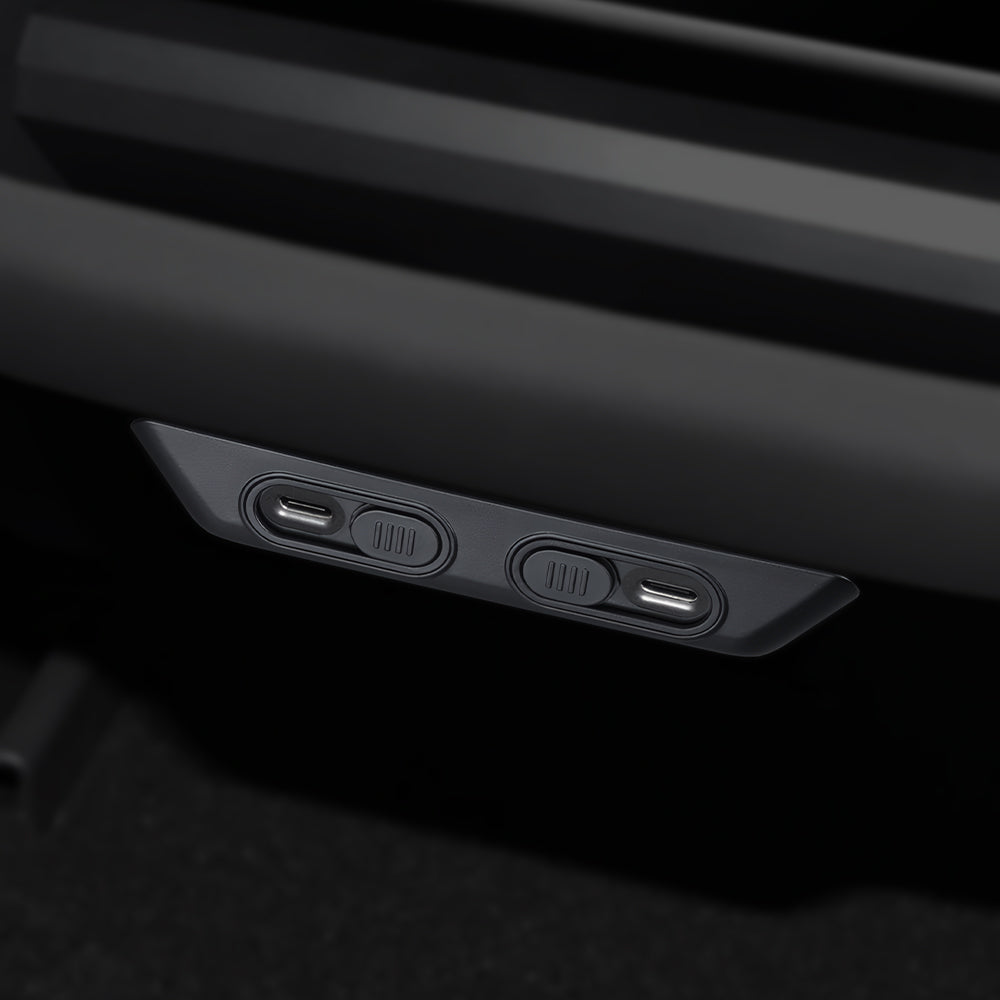 Rear Seat USB Port Protective Cover for Tesla Model Y Juniper 2025+ / Model 3 Highland 2024+