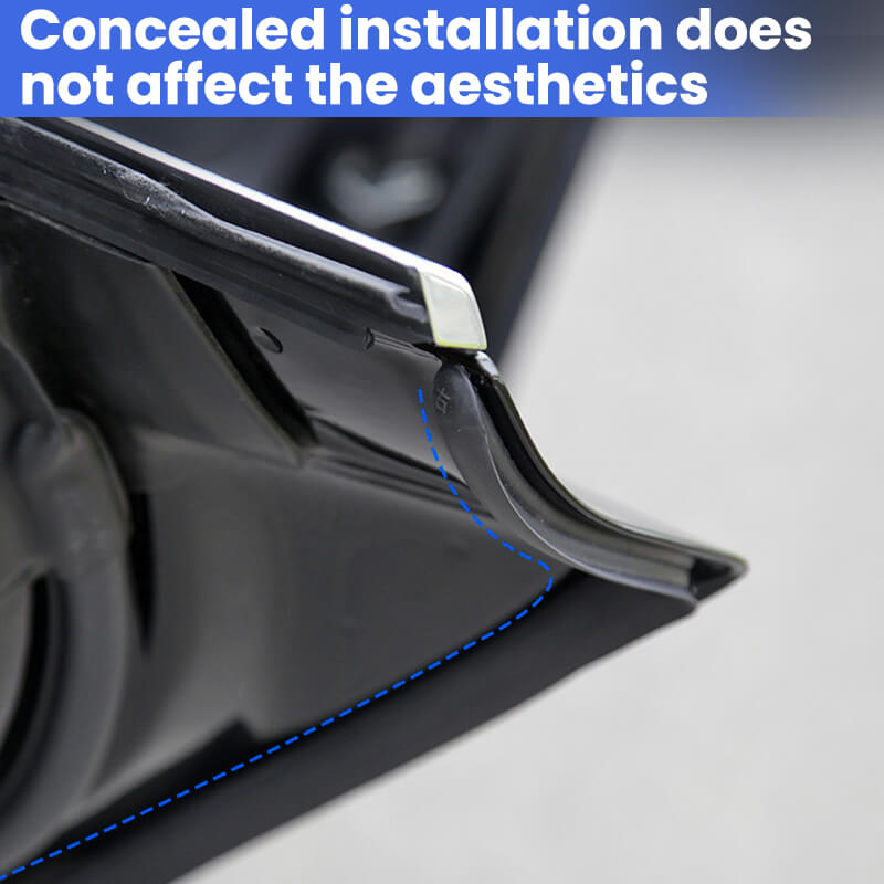 EVAAM® Car Door Seal Strip Kit Soundproof Rubber for Tesla Model S/3/X/Y - EVAAM