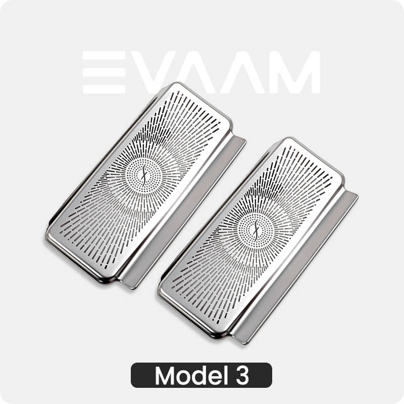 EVAAM® Backseat AC Vents Cover for Model 3/Y Accessories (2Pcs) 2017-2023 - EVAAM