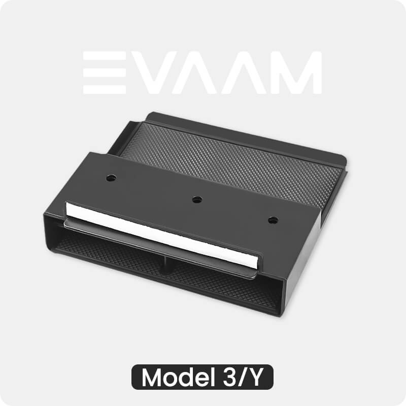 EVAAM® Under Center Screen Storage Organizer Box for Tesla Model 3/Y (2017-2023) - EVAAM