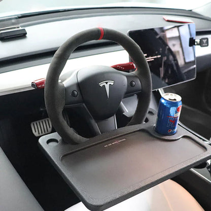 EVAAM® Steering Wheel Tray for Model 3/Y Accessories - EVAAM