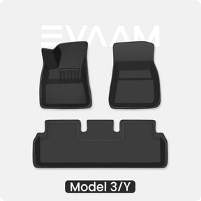 EVAAM® All Weather Floor Mats for Model 3/Y - EVAAM