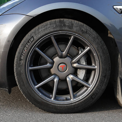 EVAAM® Aero Wheel Center Cap Kit for Tesla Model 3/Y (4Pcs) [2017-2023] - EVAAM