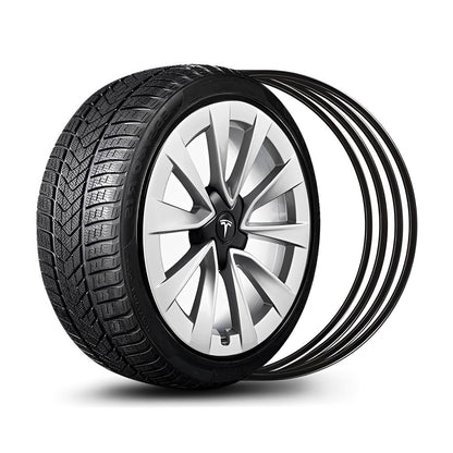 EVAAM™ UPGRADE! Aluminum Alloy Wheel Rim Protector For Tesla All Models (4 PCS) (2012-2023) - EVAAM