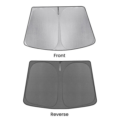 EVAAM® Foldable Windshield Glass Sun Shades for Tesla Model S/3/X/Y (2012-2023) - EVAAM