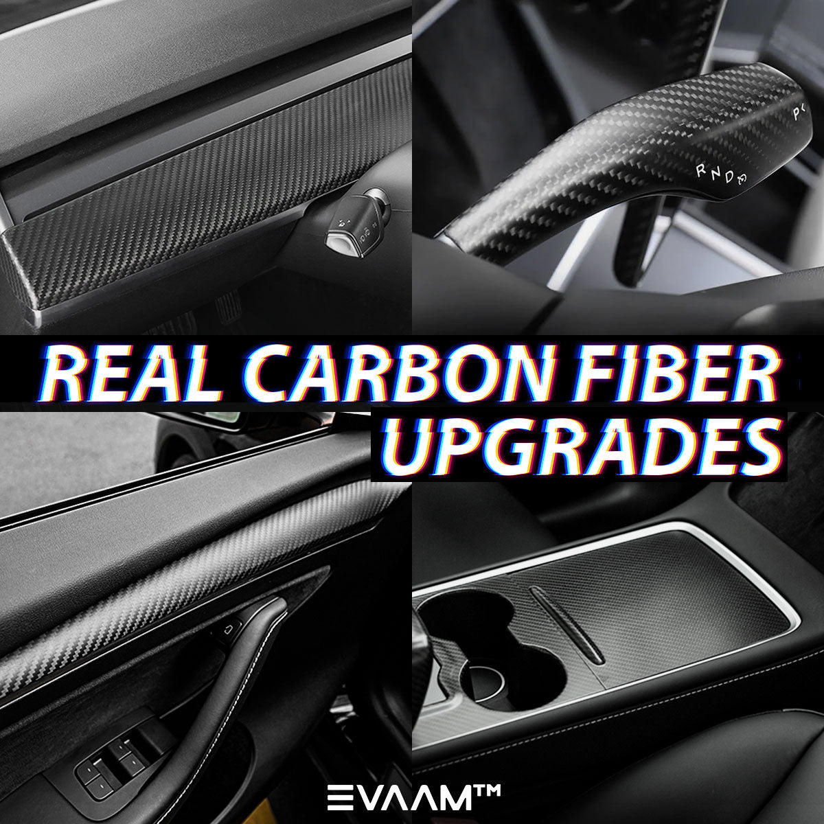 Real Carbon Fiber Accessories - EVAAM