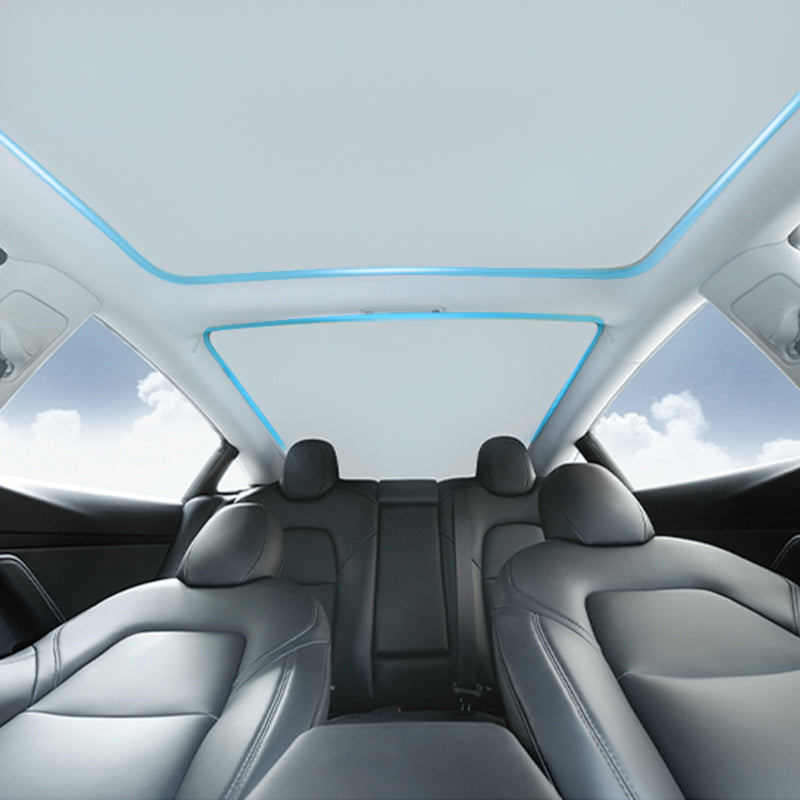 2022 Upgraded! EVAAM Tesla Glass Roof Sunshade for Model 3 2017-2022 Accessories - EVAAM