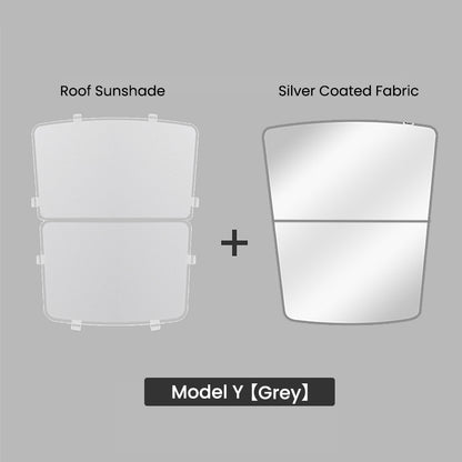 Upgraded! EVAAM™ Tesla Glass Roof Sunshade for Model Y 2021-2023 Accessories - EVAAM