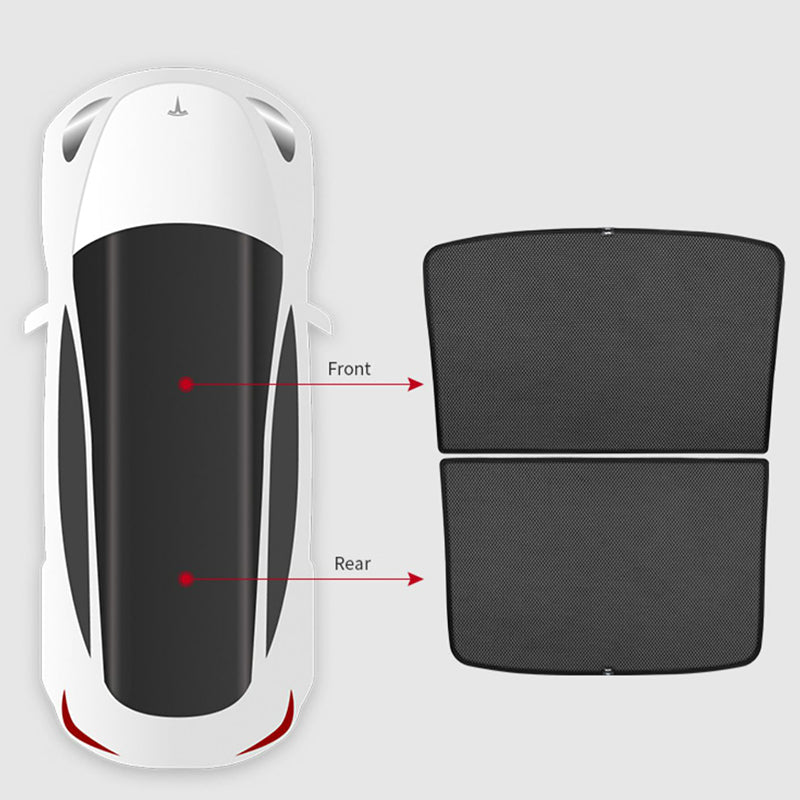 Upgraded! EVAAM™ Tesla Glass Roof Sunshade for Model Y 2021-2023 Accessories - EVAAM