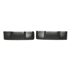 (2 PCS) EVAAM Matte Real Carbon Fiber Seat Belt Fascia Cover for Model 3/Y 2017-2022 - EVAAM