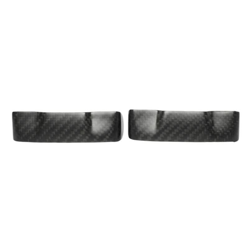 (2 PCS) EVAAM Matte Real Carbon Fiber Seat Belt Fascia Cover for Model 3/Y 2017-2022 - EVAAM