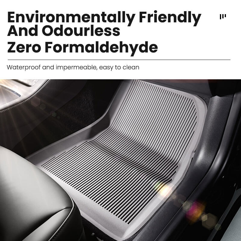 EVAAM TPE Floor Mats for Model 3/Y Accessories - EVAAM