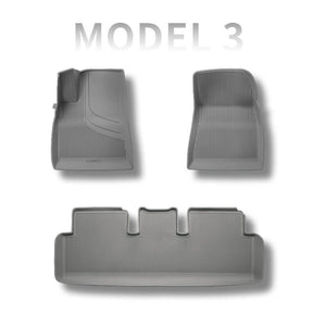 EVAAM TPE Floor Mats for Model 3/Y Accessories - EVAAM
