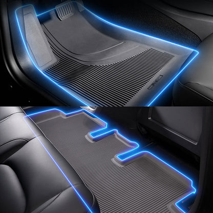 EVAAM TPE Floor Mats for Model 3/Y Accessories - EVAAM