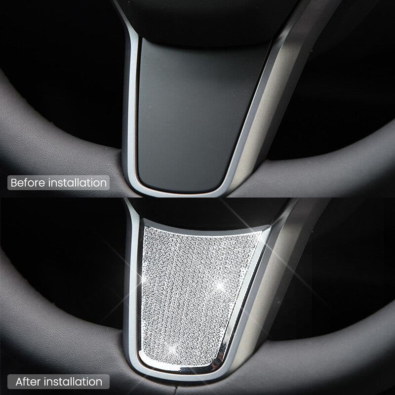 EVAAM Bling Diamond Cover Kit for Model 3/Y Accessories - EVAAM