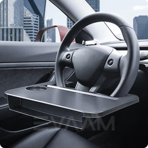 EVAAM™ Multifunctional Steering Wheel Tray for Model 3/Y Accessories - EVAAM