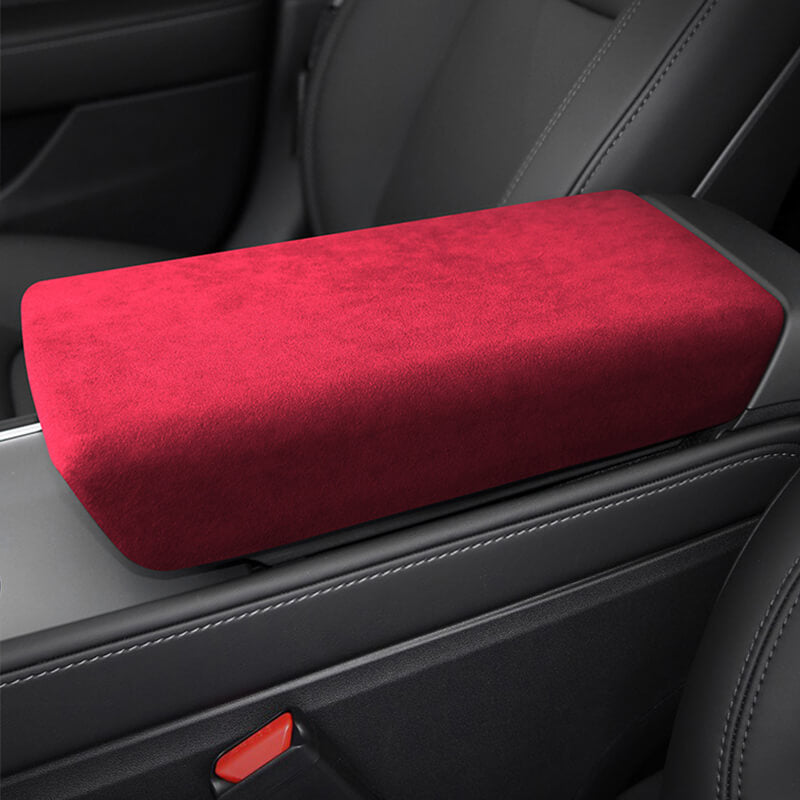 Alcantara Armrest Cover For Tesla Model 3/Y By EVAAM™ - EVAAM