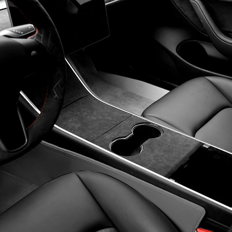 EVAAM Alcantara Center Console Cover for Model 3 2016-2020 - EVAAM