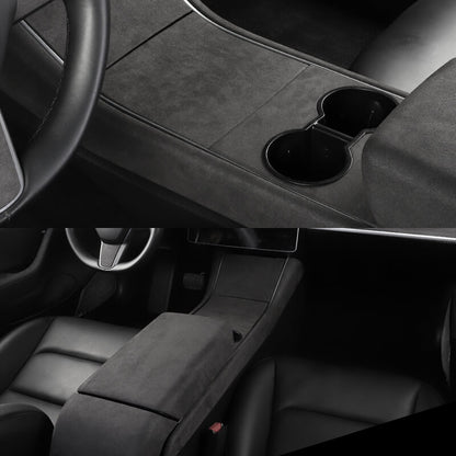 EVAAM™ Alcantara Center Console Cover for Model 3 2016-2020 Accessories - EVAAM