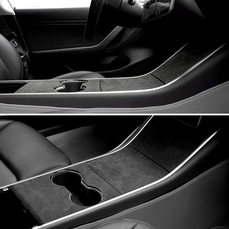 EVAAM Alcantara Center Console Cover for Model 3 2016-2020 - EVAAM