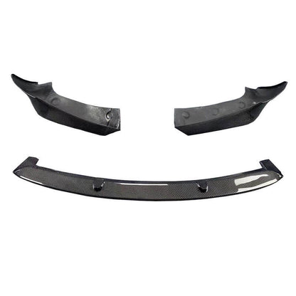 EVAAM Gloss Real Carbon Fiber Front Bumper Lip Kit for Model 3 2017-2022 - EVAAM