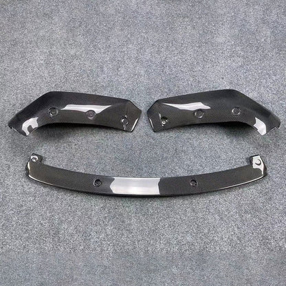 EVAAM Gloss Real Carbon Fiber Front Bumper Lip Kit for Model 3 2017-2022 - EVAAM