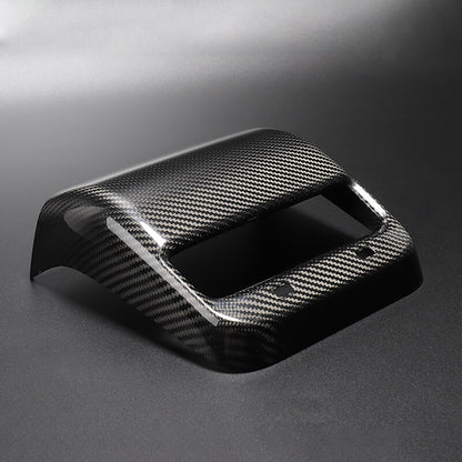 EVAAM Gloss Real Carbon Fiber Rear AC Vent Cover for Model 3/Y 2017-2022 - EVAAM