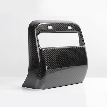 EVAAM Gloss Real Carbon Fiber Rear AC Vent Cover for Model 3/Y 2017-2022 - EVAAM