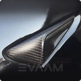 EVAAM™ Matte Real Carbon Fiber Turn Signal Cover for Model 3/Y 2021-2023 (2Pcs) - EVAAM