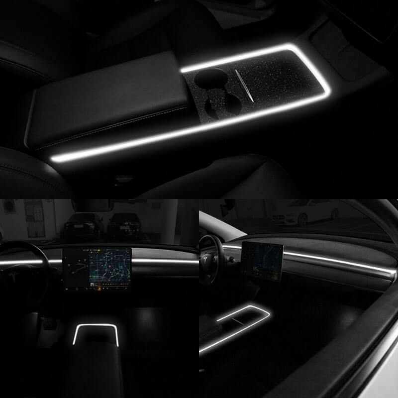 Ambient lighting kit Model 3 and Y - Tesland
